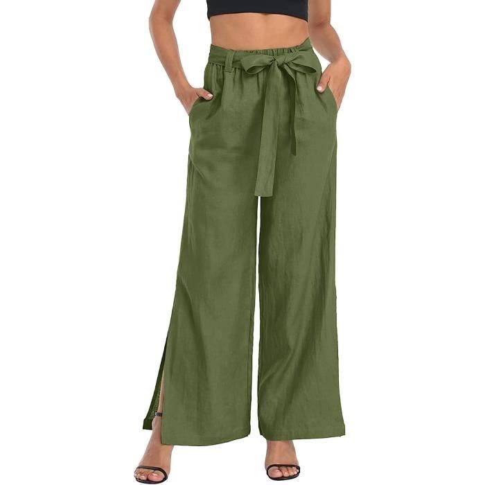 Pantacourt sarouel store femme
