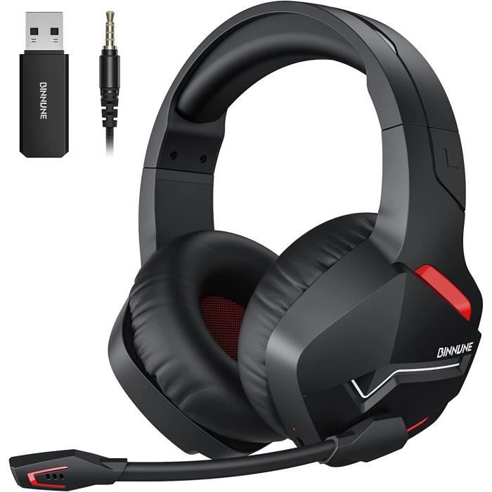 Casque Gamer sans Fil pour PS4 PS5 PC Playstation 4 5,48 Heures d