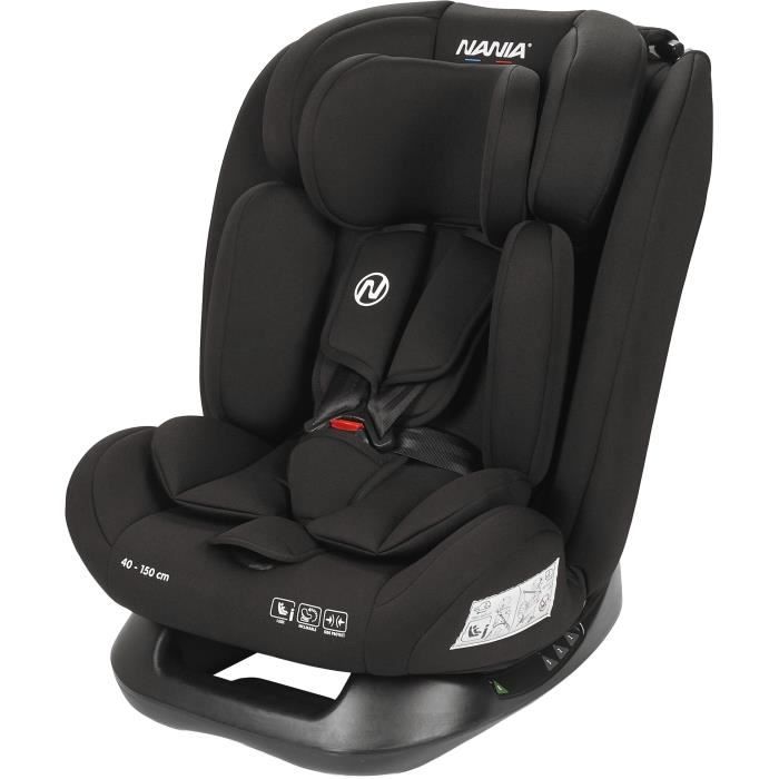 Siège Auto évolutif Nania Prato I-Size 40-150 Cm - De La Naissance à 12 Ans, Réglable, Inclinable, Avec Réducteur