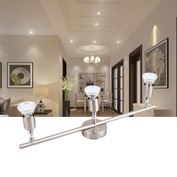 Plafonnier Suspendu Avec 3 Ampoules A Led Angle Reglable Projecteur Led De Maison Eclairage De Maison Achat Vente Plafonnier Cdiscount
