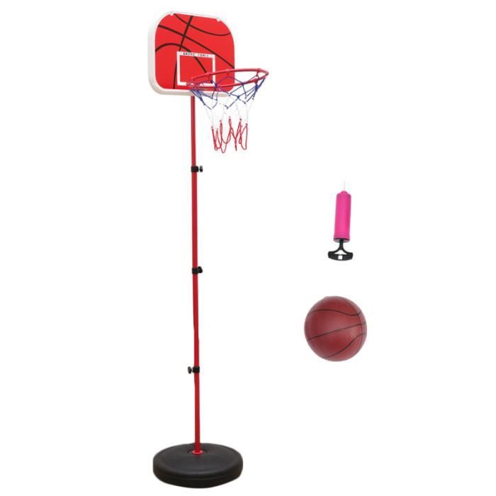 1 Set 1.5m Portable Adjustable Basketball Hoop Toy Liftable Standing