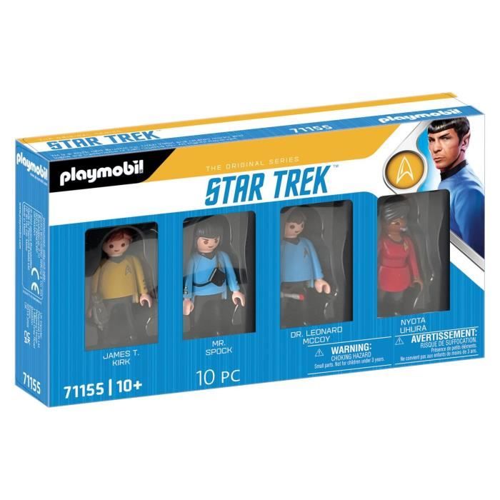 PLAYMOBIL - 71155 - Equipe Star Trek - Figurines et accessoires pour les fans de la série