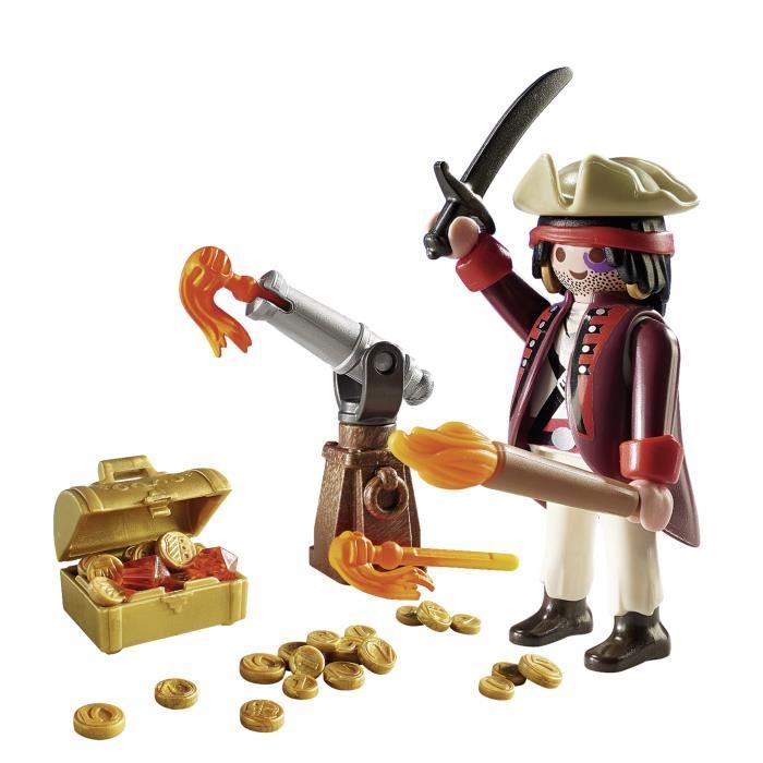 PLAYMOBIL médiéval pirates gros canon doré / bombarde et projectile PLAYMOBIL médiéval pirates gros canon doré / bombarde et projectile