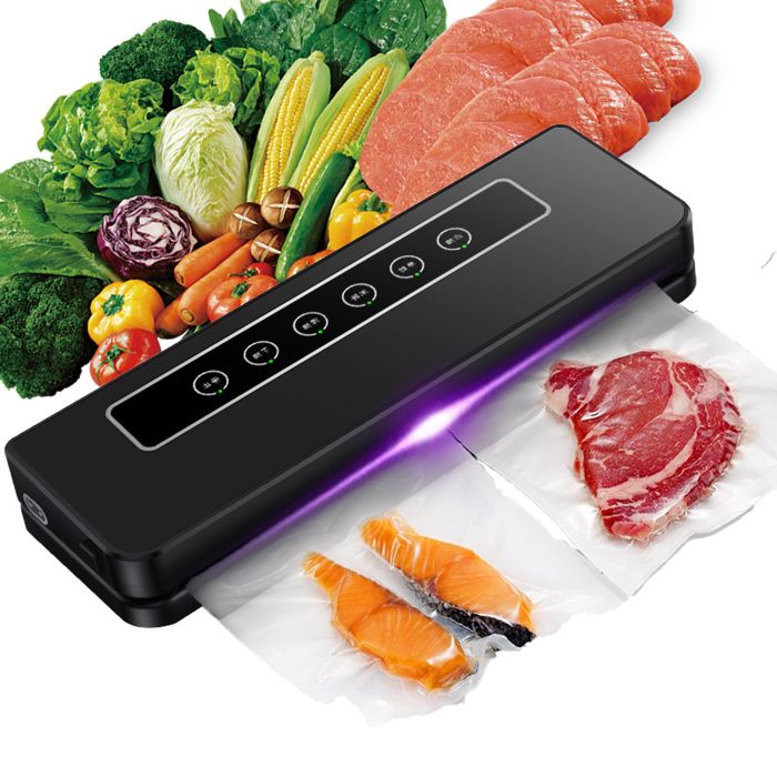 Machine Sous Vide pour Aliments Secs et Humides - Sous Videuse Alimentaire 120W avec 30 Sac Sous Vide Alimentaire