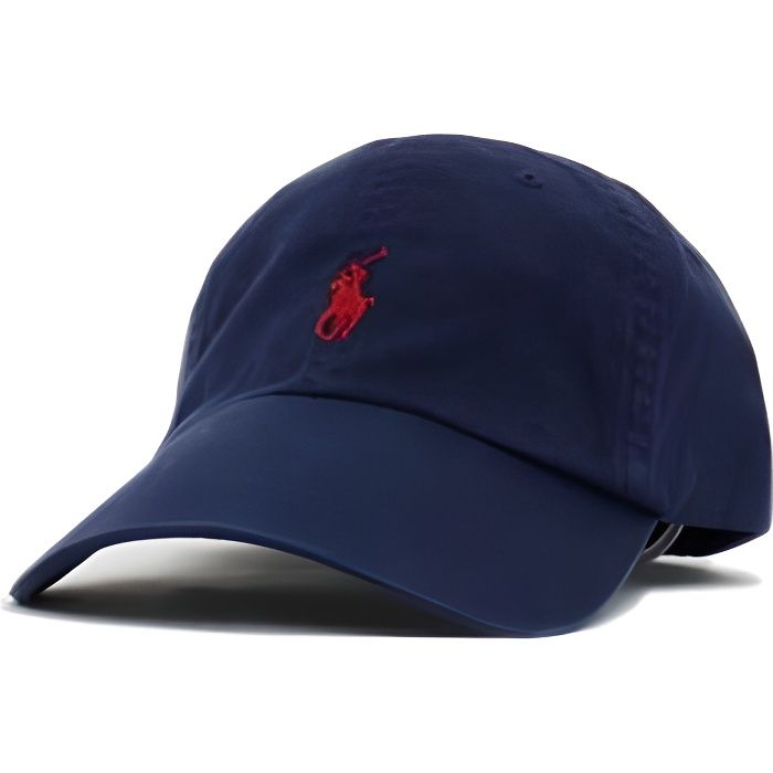 Ralph Lauren Casquette Ralph Lauren marine avec logo rouge