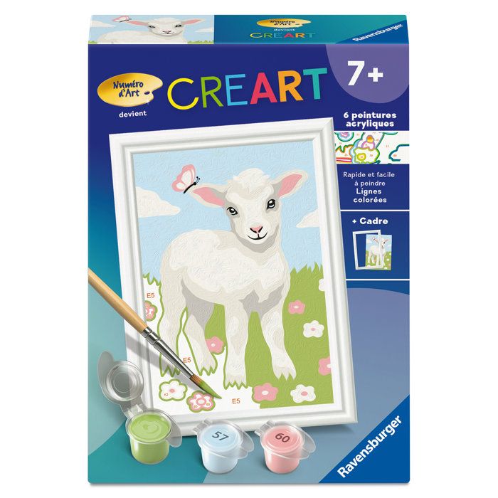 Kit De Peinture Par Numéros Ravensburger 12023215 – Mouton