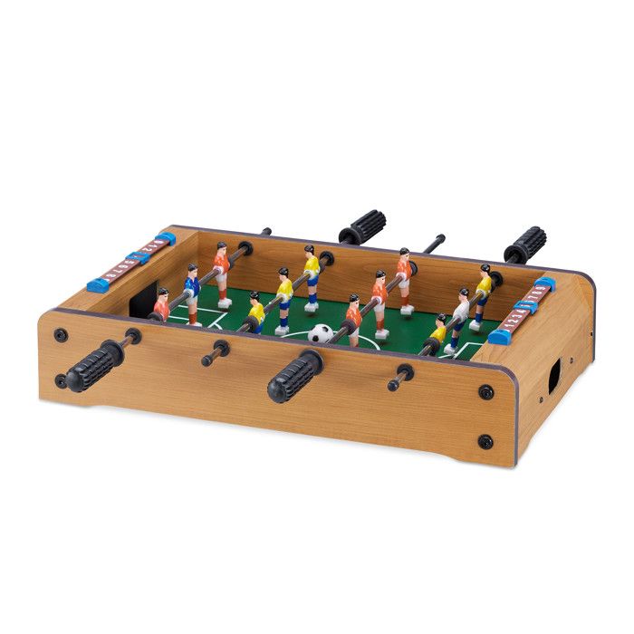 Relaxdays Baby Foot Mini Babyfoot De Table Enfants Adulte Jeu De Table Soccer De Voyage Hxlxp 11 X 51 X 50cm Vert Brun Achat Vente Baby Foot Cdiscount