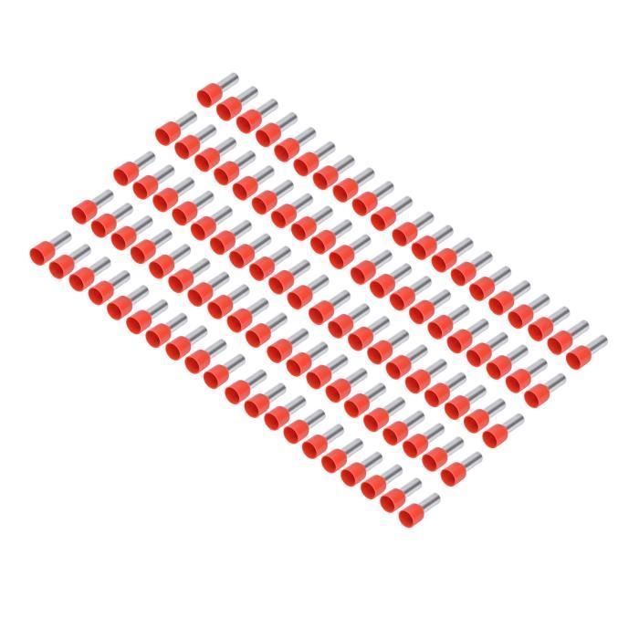 RA04691-Connecteurs à sertir pour fil 50pcs cosses à anneau isolées