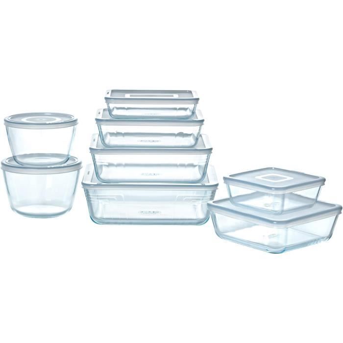 Tupperware 4 gobelets boites 2 tailles différentes avec