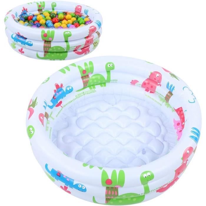 Mini Piscine Gonflable Enfants 60cm - PVC Renforcé, Pour Intérieur/Extérieur