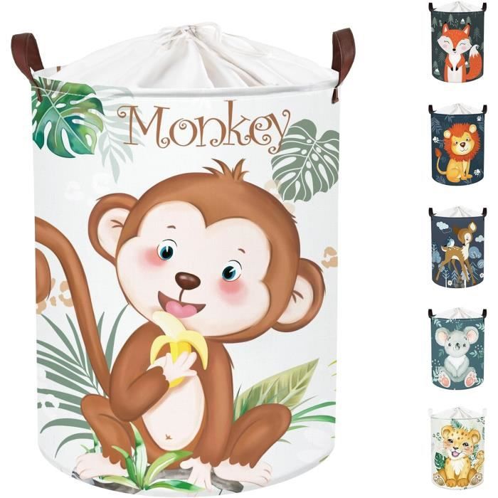 Clastyle 45L Panier à Linge Pliable Trèfle à Quatre Feuilles pour Vetement Corbeille a Linge