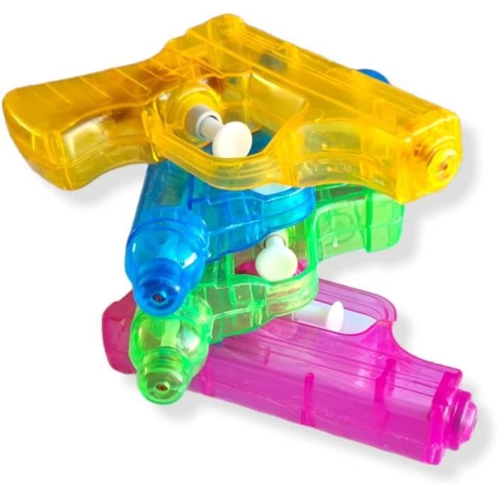 Lot De 4 Pistolets à Eau Animaux – Pélican, éléphant, Dauphin, Crocodile – Pour Jeunes Enfants, Env. 10 Cm