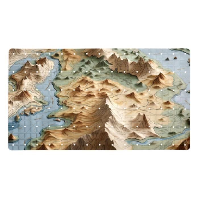 Tapis de carte de luxe de 60 x 60 cm qualité velours - Provence Outillage