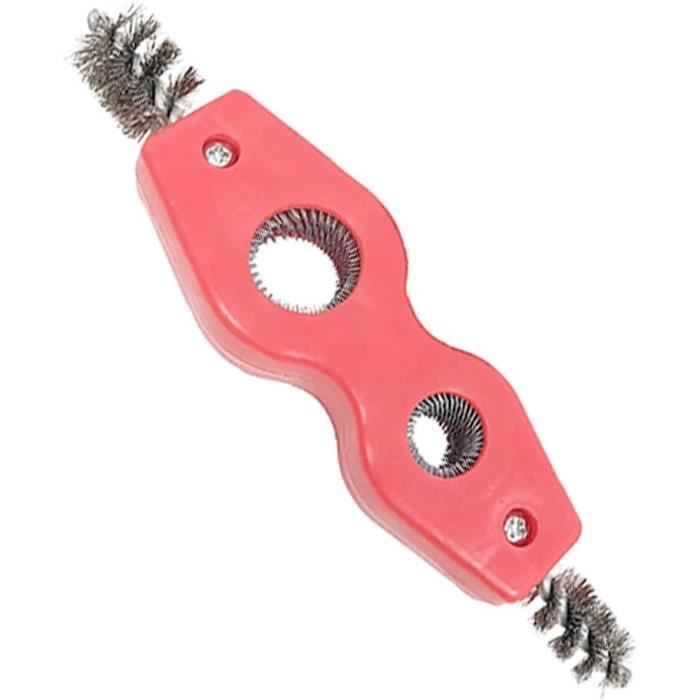 Brosses Métalliques Uxcell 16mm – Lot De 3, Plaquées Cuivre, Coupe Acier, Avec Tige