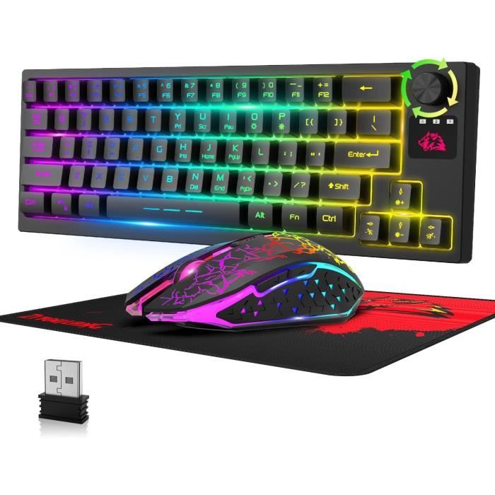 Clavier Sans Fil Bluetooth Mignon Motif Chat | 84 Touches Rondes Rétro, Texture Mate, Multi-appareils, Compatible PC Mac, Couleur Vert