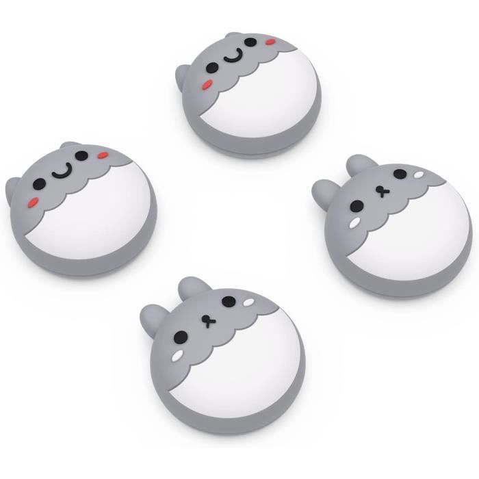 16 Capuchons Joystick Antidérapants - Motif Patte De Chat - Pour Manette Switch - Confort Et Protection Gaming