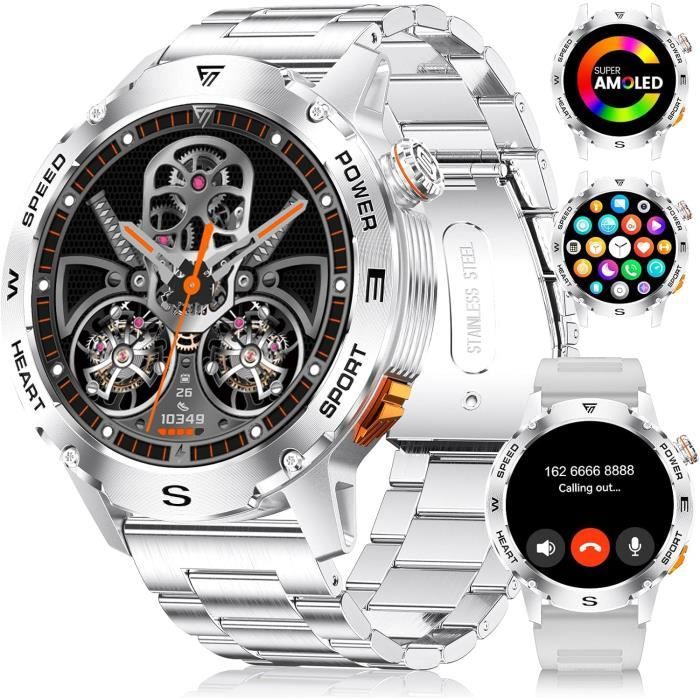 Montre Connectée Bracelet Acier | Boutique KT