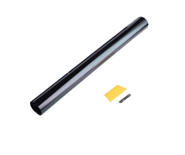 3M/76CM FILM TEINTE SOLAIRE NOIR pour Vitre Fenêtre Velux Voiture Batiment 25%