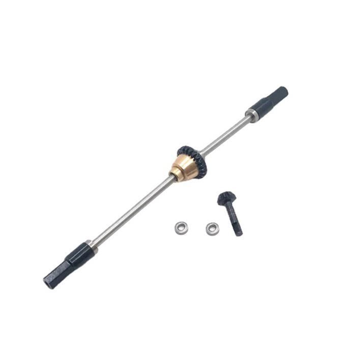 Wresetly 4 PièCes en Acier/ArrièRe Accessoires de Remplacement de L'Essieu de Roue AdaptéS Aux PièCes de Voiture Hors Route 144001 1/14 RC, ArrièRe