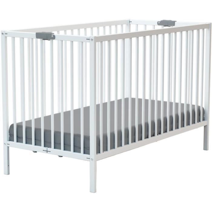 Lit bébé pliant 60 x 120 cm WEBABY FLEX