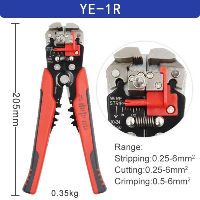 PINCE DE SERRAGE,YE-1R--pince à dénuder les fils YE 1, multi outils
