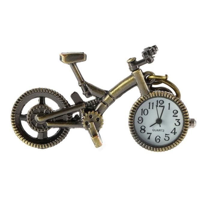Montre De Poche Rétro à Collier - Style Steampunk Avec Ailes - Cadran Blanc - Cadeau Enfant Original