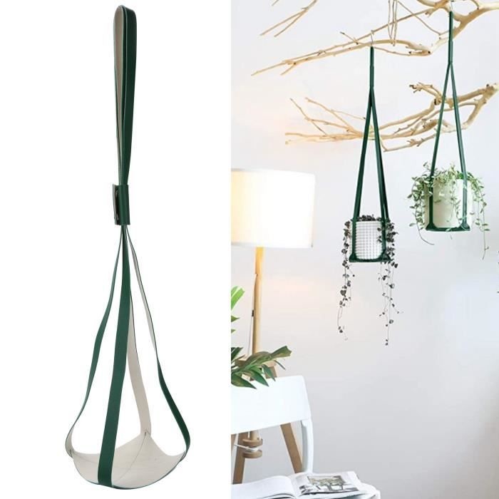 Cintre Pour Plantes En Cuir PU, Support Suspendu Pour Pot De Fleur, Décoration De Maison, Décoration De Jardin (Zisemeilxg3ism8o7g-12