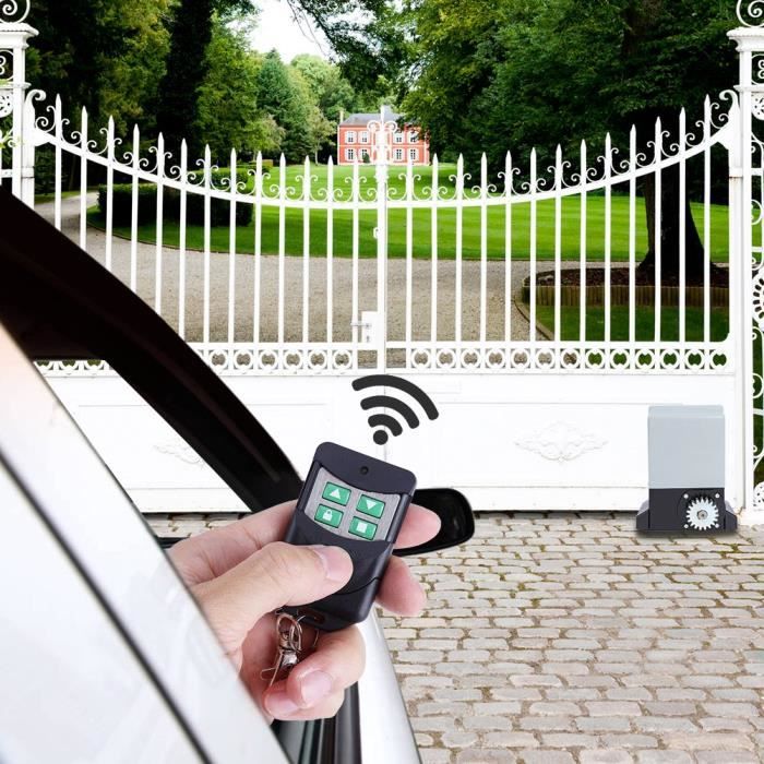 2x Télécommande radio Télécommande radio pour automatisme de porte coulissante Ouverture de porte de cour Ouverture de porte de garage Télécommandes