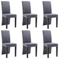 👰3776 Lot de 6 Chaises de Cuisine -6 x Chaise de Salle à Manger Chaises à dîner Industriel contemporain - fauteuil chaises de salon-1