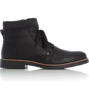 Bottines Rieker Homme à Lacets - Confortables Et Chaudes - Laine Vierge - Semelle Adhérente - Taille G 1/2