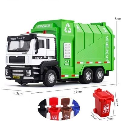Anby families Camion Poubelle Voiture Jouet avec Lumière et Sons,Jouet de Véhicules Cadeau Camion Jouet pour 3 4 5 Ans Garcon