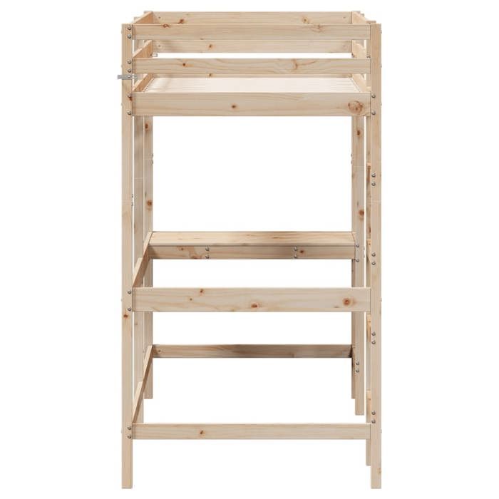 2 Places Lit superposé d'enfant - Intemporel - 90x190 cm bois massif de ...