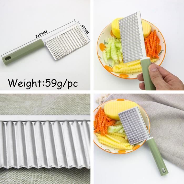 Coupe-frites En Acier Inoxydable, Coupe-pommes De Terre, Coupe-carottes