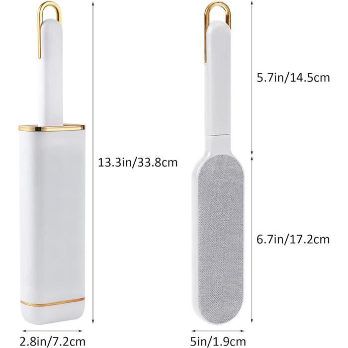 Navaris Brosse Anti Poils Animaux - Brosse de Nettoyage Vetement Tapis