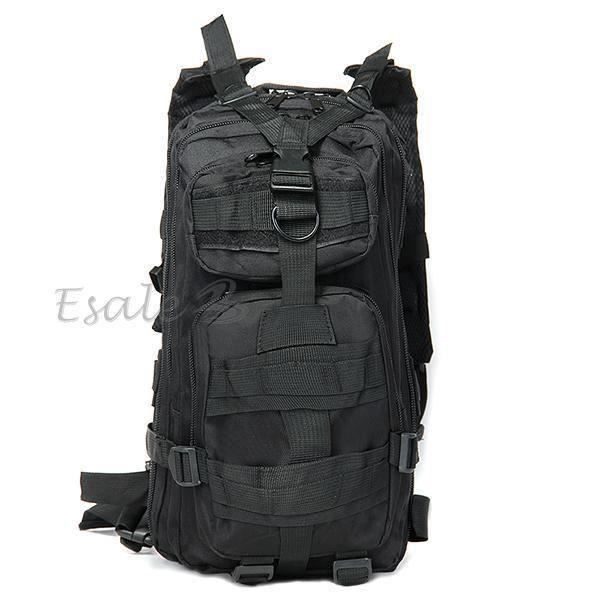 Sac à Dos Militaire MFH Octatac Noir – Camping Randonnée – Neuf