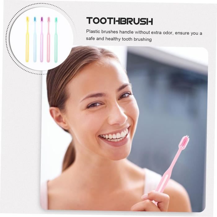 Ukaeno Lot De 3 Gobelets à Brosse à Dents En Plastique De Qualité