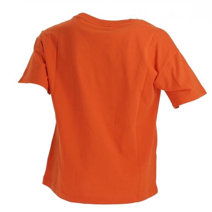 Tee shirt Femme CHAMPION Regular Manches courtes Orange Ref. 112650 OS014