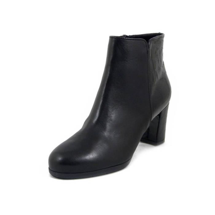 Bottines femme pas cher cuir online