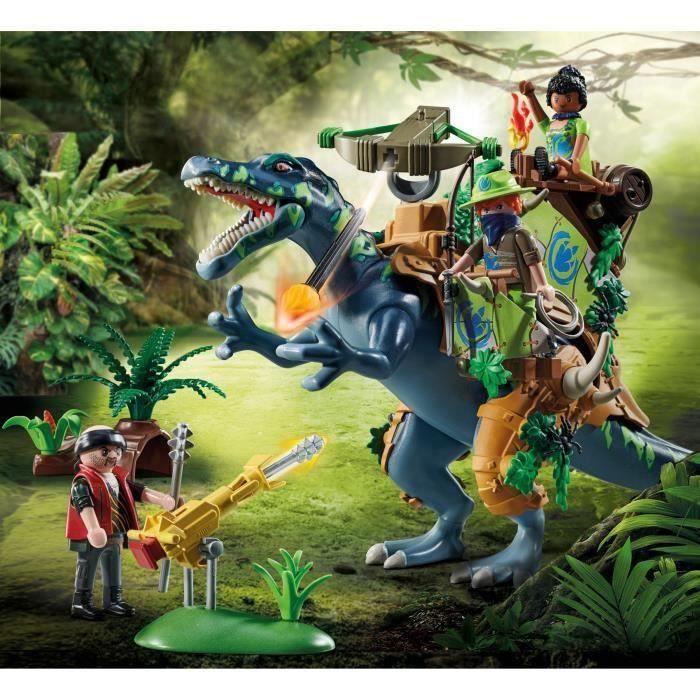 PLAYMOBIL - 71260 - Dino Rise - Spinosaure et combattant - Cdiscount ...