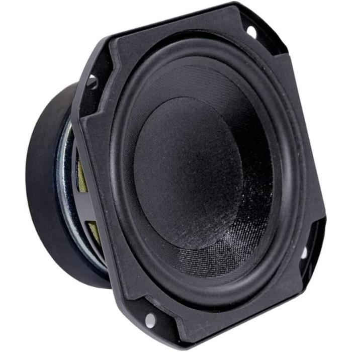 Coppia Woofer 5” PHONOCAR 02624 – 100W RMS 4 Ohm, Cono In PPM, Perfetto Per Porte Auto E Impianti Audio