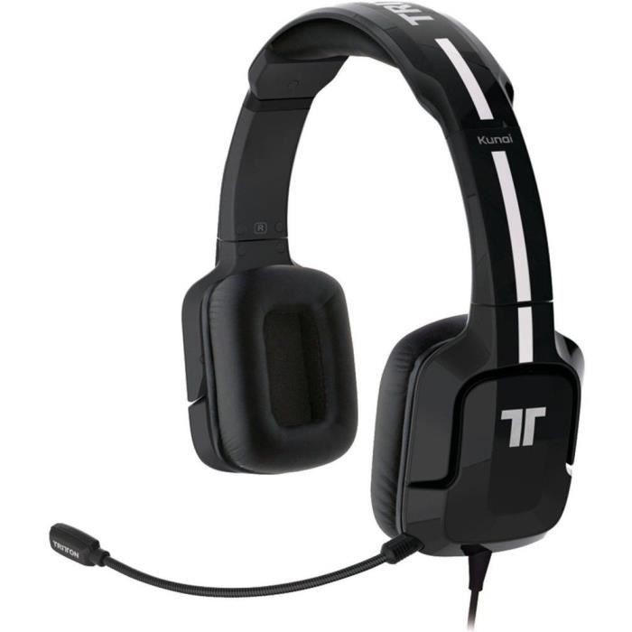 Tritton Shield Casque gaming Tritton Kunai+ noir - PS5, PS4, Xbox One, Switch, PC et ...