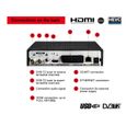 Décodeur TNT HD STAR BOX - DVB-T2 Réception de qualité, enregistrement programme, chaînes gratuites H.265-2