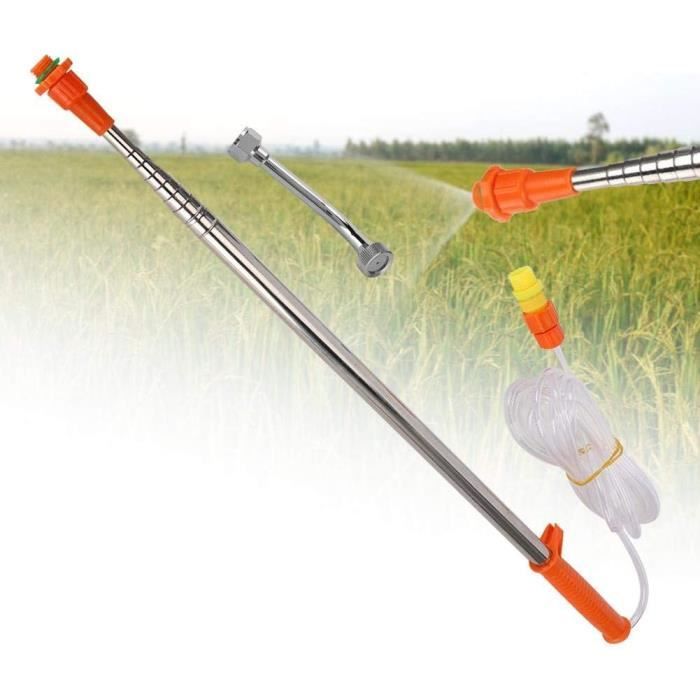 Lance De Pulvérisation Télescopique 2,6m En Acier Inoxydable - Poteau D'Extension Pour Arrosage Jardin Et Agriculture