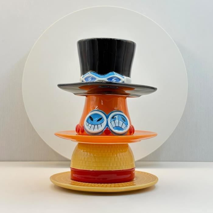Onepiece Tasse à Café En Céramique Demitasse Pour Expresso, Ensemble De Tasse à Thé, Lait, Café, Chapeau De Paille, Marchandises Pour Les Amateurs D'anime, Anniversaire, Noël