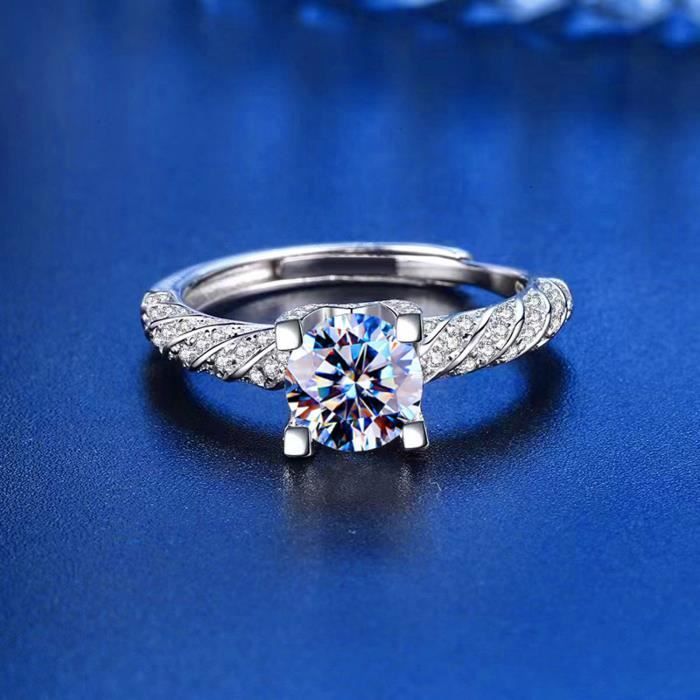 Bague Femme Leger Luxe Temperament Bague Diamant a20701 Achat Vente boucle d oreille BOUCLE D OREILLE