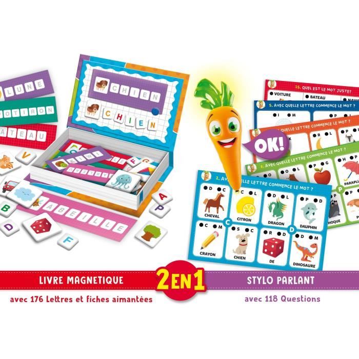 Jeu Magnétique Plateau + Stylo - Motricité Fine Et Créativité - Labyrinthe à Billes - Pour Enfants Dès 1 An - Éducatif