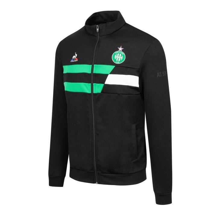 Veste zippee enfant AS Saint Etienne 2021 noir Multisport Coupe classique Noir Cdiscount Sport