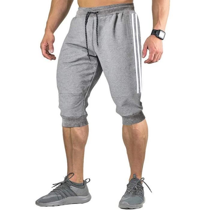 Short Short sarouel pour homme jogging d contract Slim doux