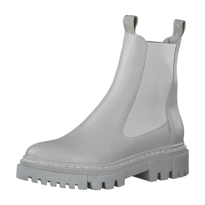 Bottines gris clair femme discount