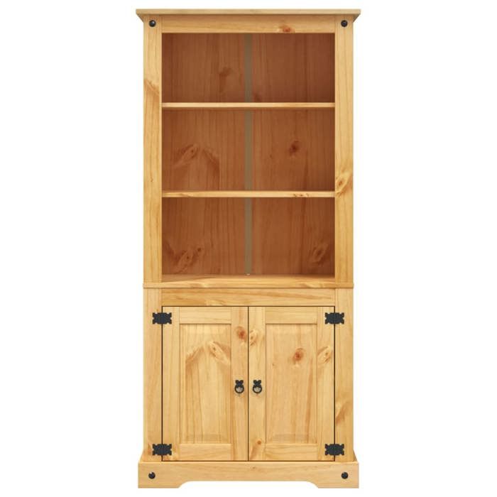 Placard - vidaXL - Gamme Corona - Pin massif - 80x40x170 cm - 2 portes ...